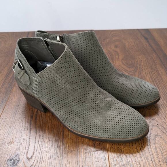 Vince Camuto Shoes - Vince Camuto Parveen Perforated Ankle Booties 8